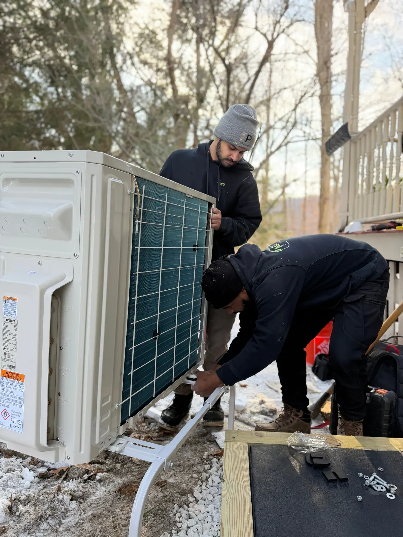 Real Mini Split Installs in a Massachusetts home, photo 3