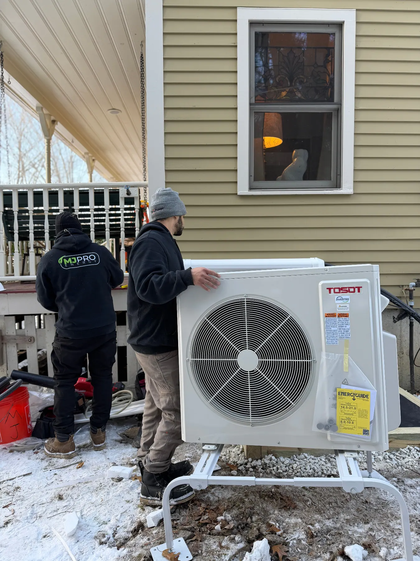 Before and After: AC Installs in a Massachusetts home, photo 1