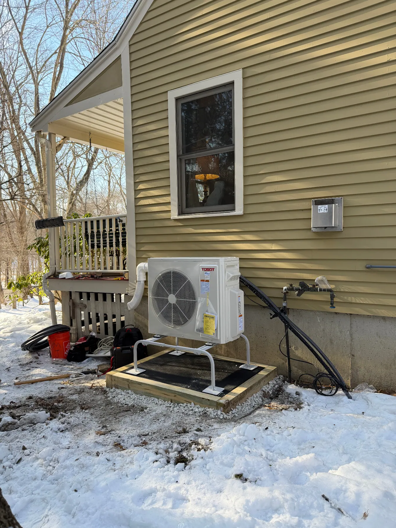 Before and After: AC Installs in a Massachusetts home, photo 3