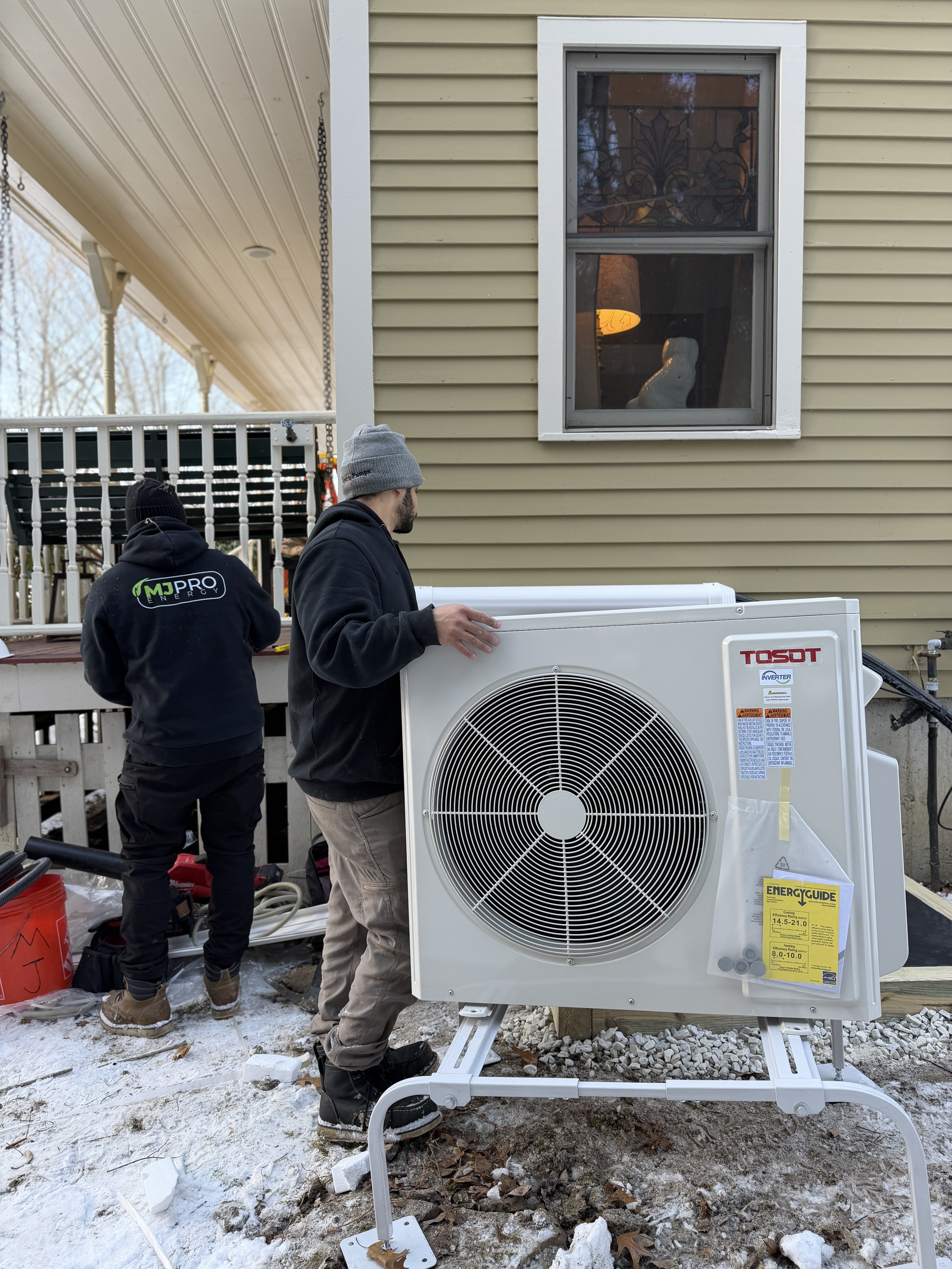 Happy homeowner at home