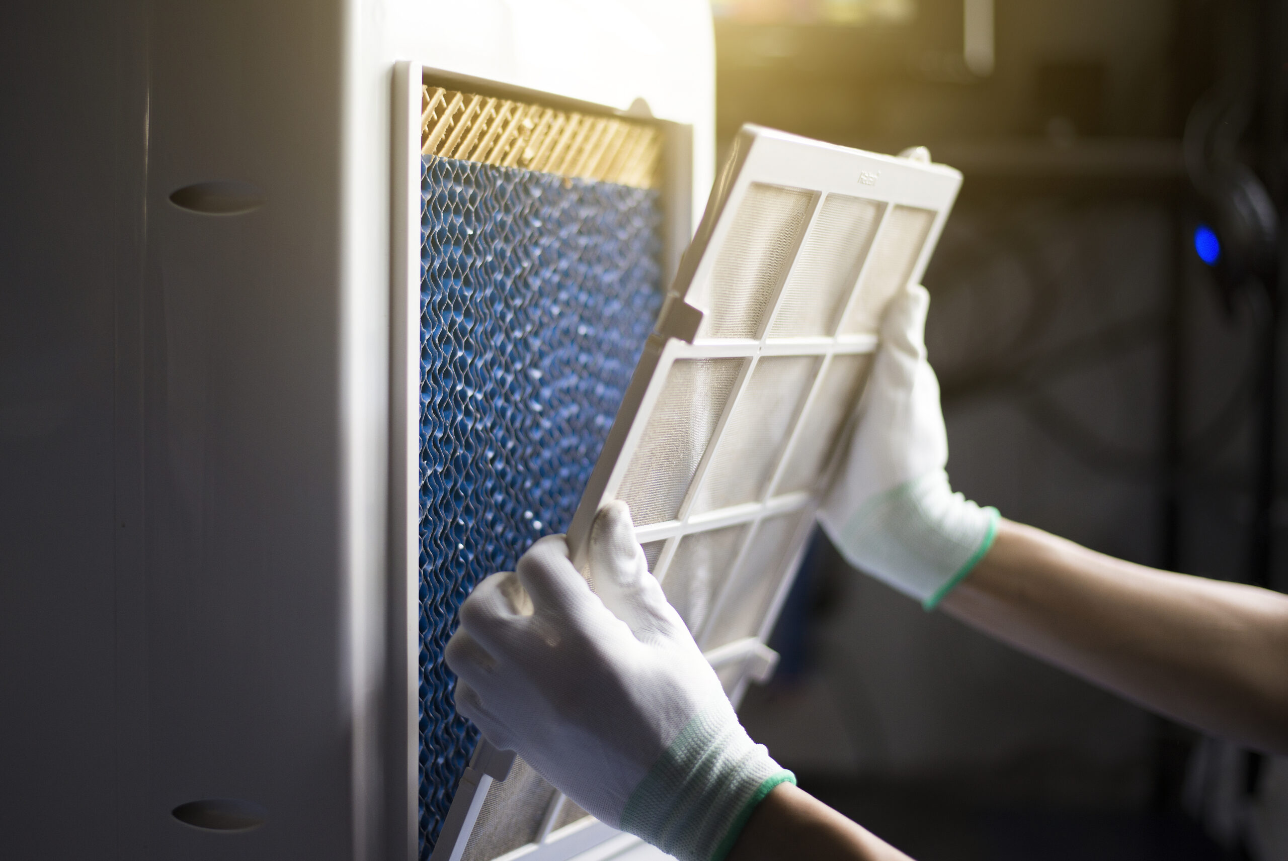 Fiberglass furnace filters