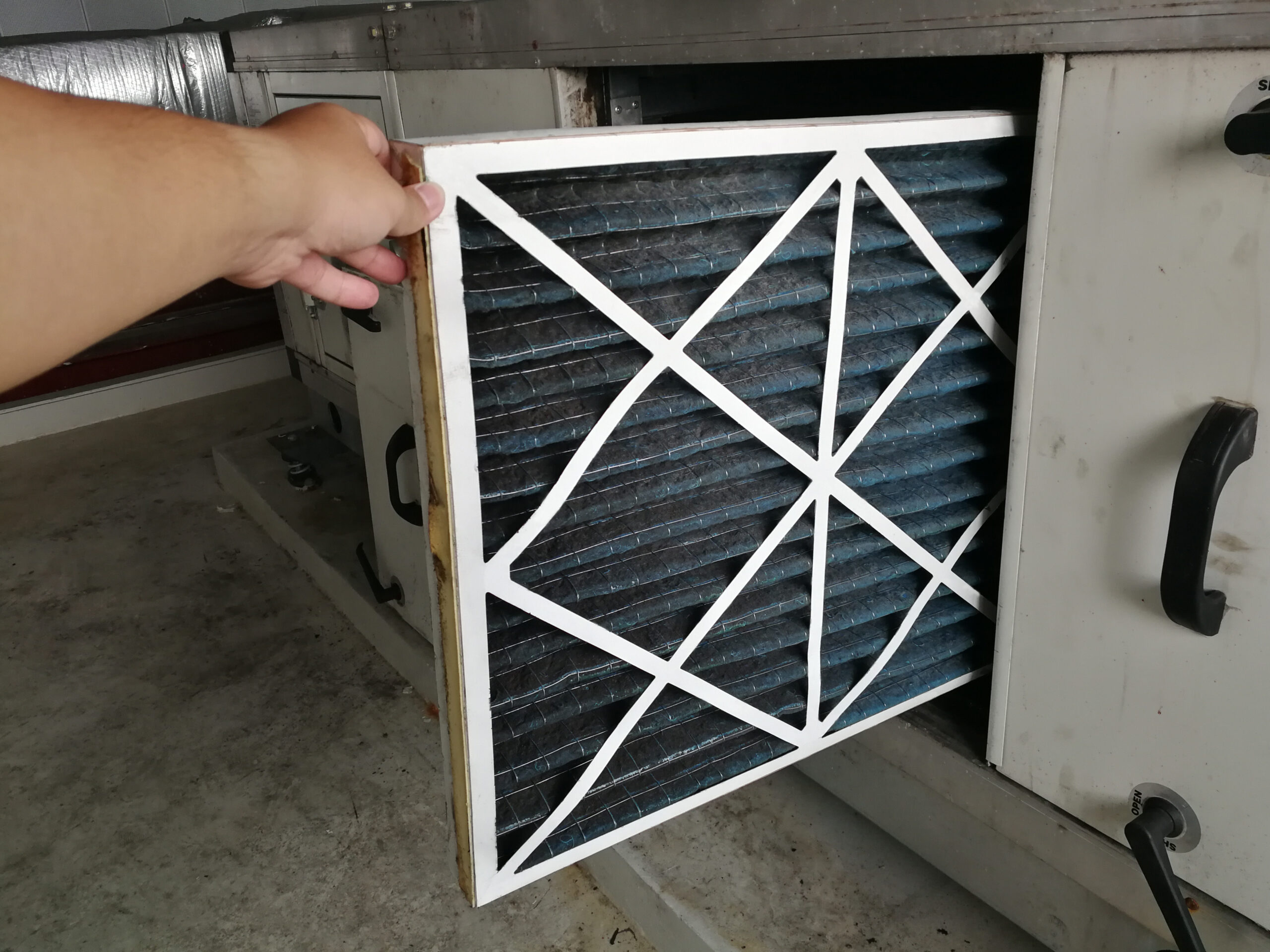 Pleated furnace filters